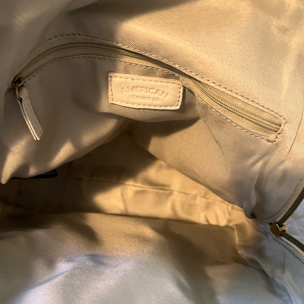 American Leather Co. Cream Backpack - Picture 7 of 11